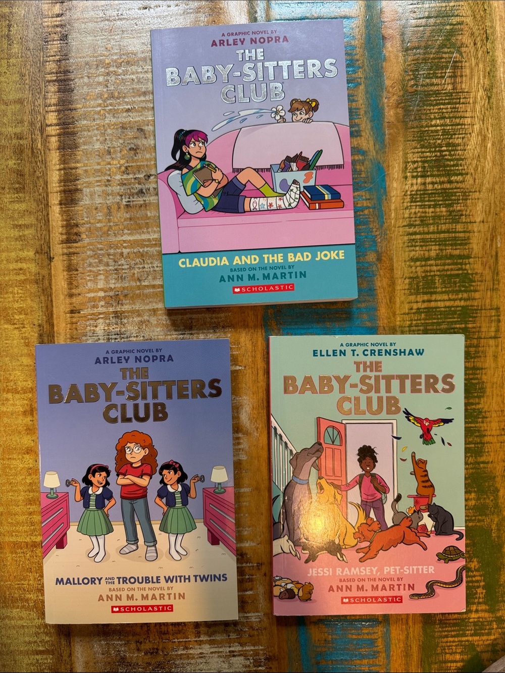The Baby-Sitters Club Graphic Novels – books #15, 17, 18